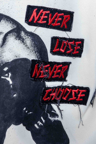 ‘KNOCKOUT KING’ VALKYRE HAND PAINTED HOODIE