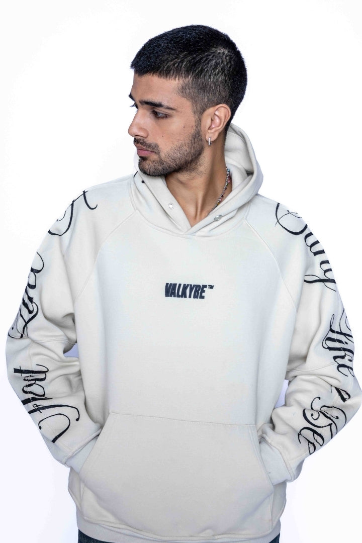 ‘KNOCKOUT KING’ VALKYRE HAND PAINTED HOODIE