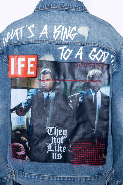 ‘WHAT'S KING TO A GOD’ VALKYRE HAND PAINTED JACKET