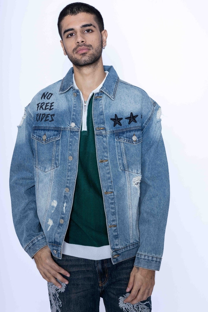 ‘WHAT'S KING TO A GOD’ VALKYRE HAND PAINTED JACKET