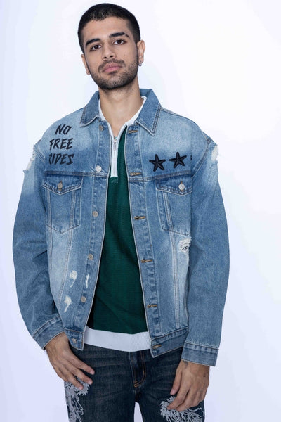 ‘WHAT'S KING TO A GOD’ VALKYRE HAND PAINTED JACKET