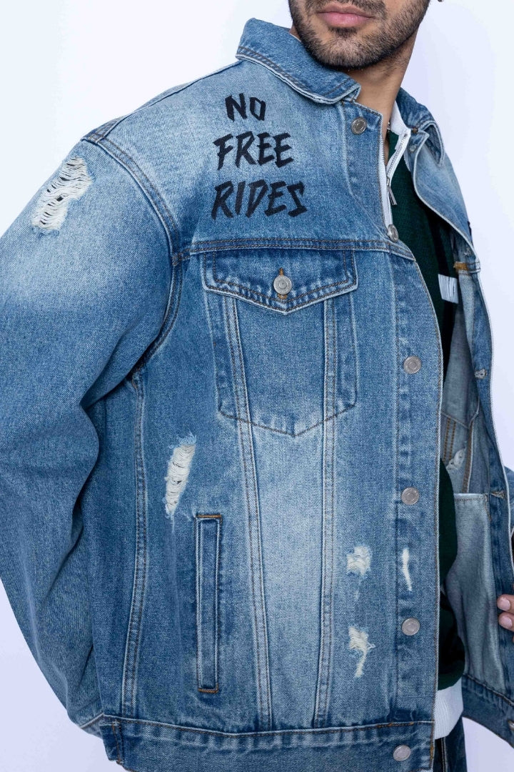 ‘WHAT'S KING TO A GOD’ VALKYRE HAND PAINTED JACKET