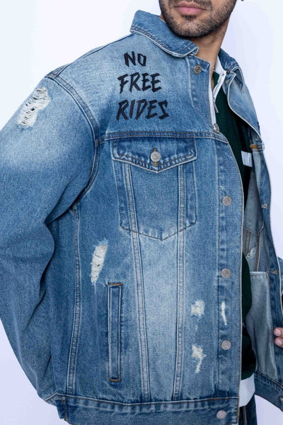 ‘WHAT'S KING TO A GOD’ VALKYRE HAND PAINTED JACKET