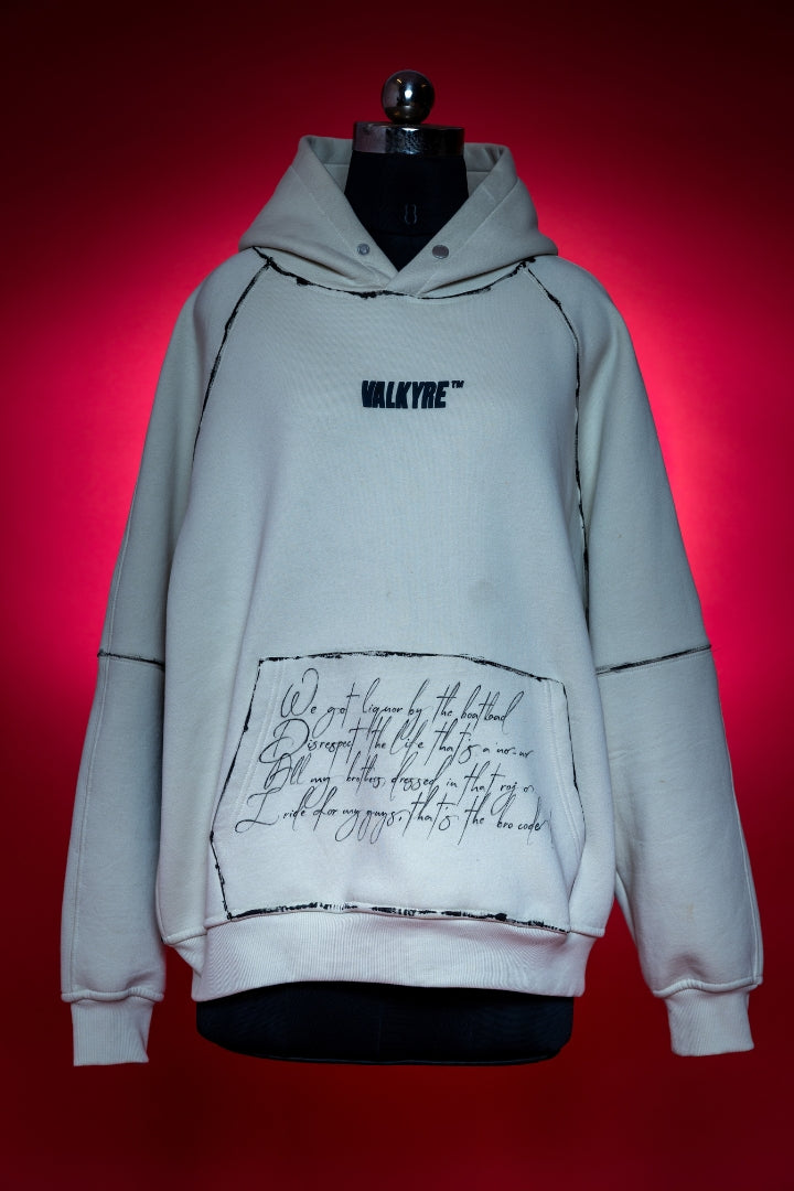 ‘NOT STEPHANIE’ VALKYRE HAND PAINTED HOODIE