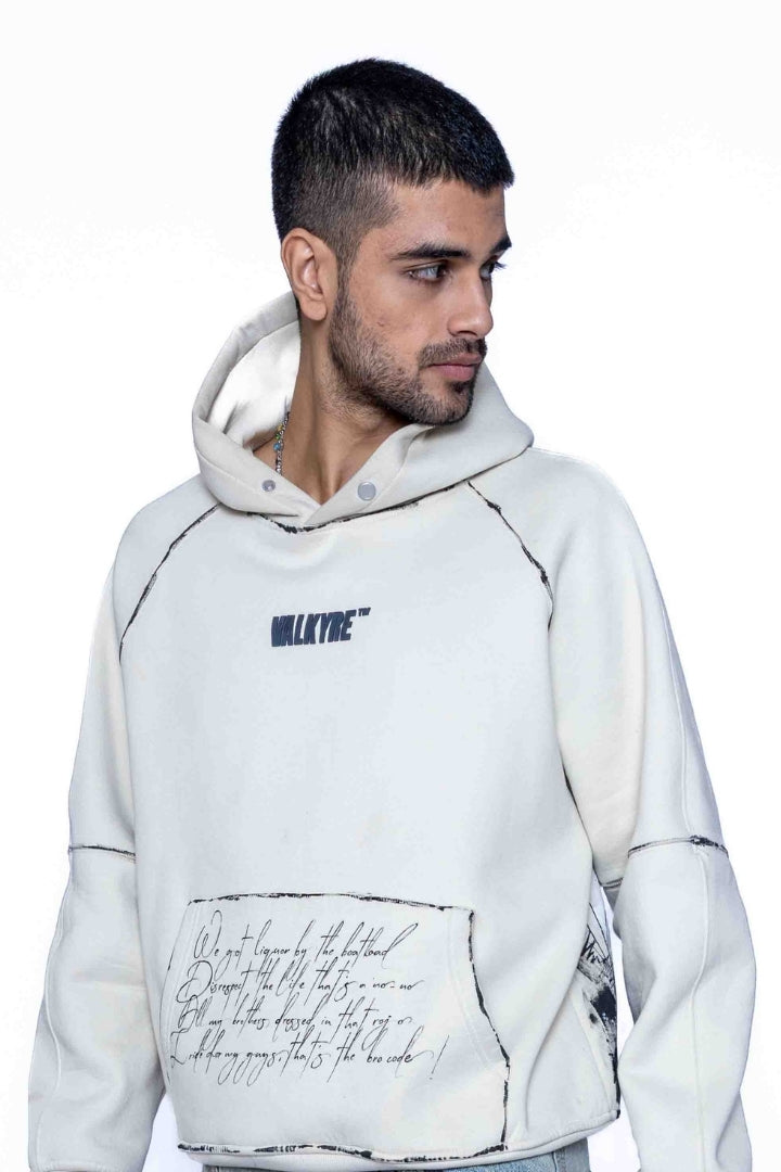 ‘NOT STEPHANIE’ VALKYRE HAND PAINTED HOODIE