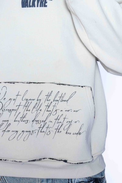 ‘NOT STEPHANIE’ VALKYRE HAND PAINTED HOODIE