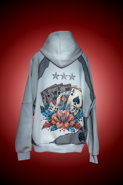 ‘LUCKY DRAW’ VALKYRE HAND PAINTED HOODIE