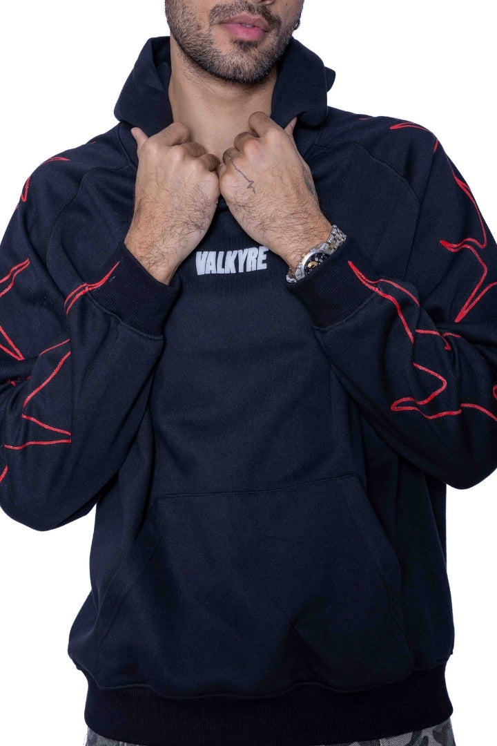 ‘TAKE THE CASH AND RUN’ VALKYRE HAND PAINTED HOODIE