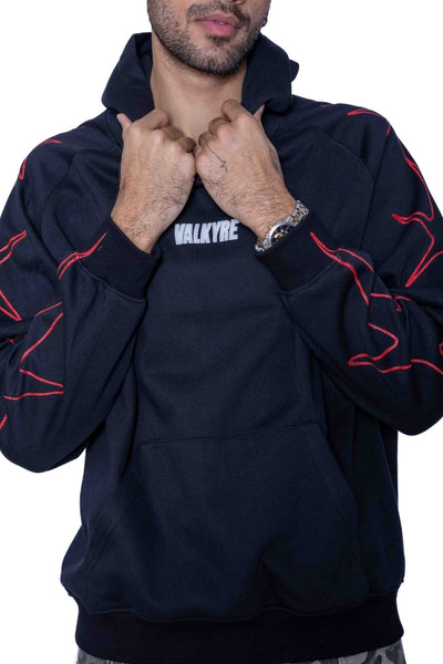 ‘TAKE THE CASH AND RUN’ VALKYRE HAND PAINTED HOODIE