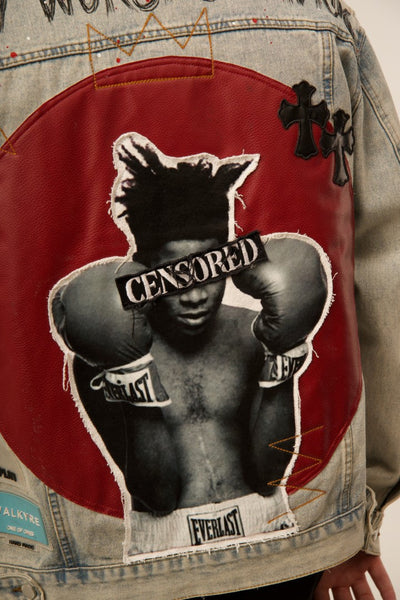 BASQUIAT - 'ON MY WORST BEHAVIOUR' OFF WHITE VALKYRE JACKET