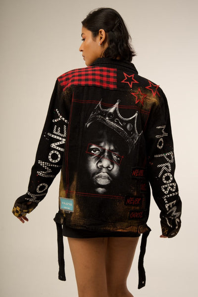 NOTORIOUS B.I.G 'NEVER LOSE, NEVER CHOSE TO' BLACK VALKYRE JACKET