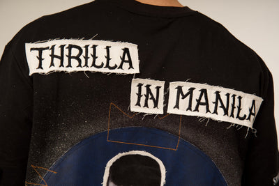 THRILLA IN MANILA - A MUHAMMAD ALI TRIBUTE BLACK VALKYRE TSHIRT