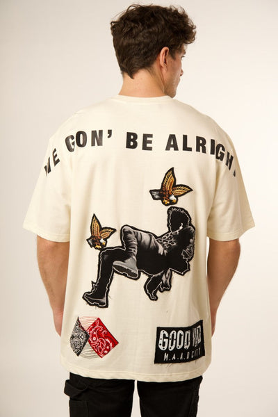 WE GON' BE ALRIGHT - A KENDRICK TRIBUTE OFF WHITE VALKYRE TSHIRT