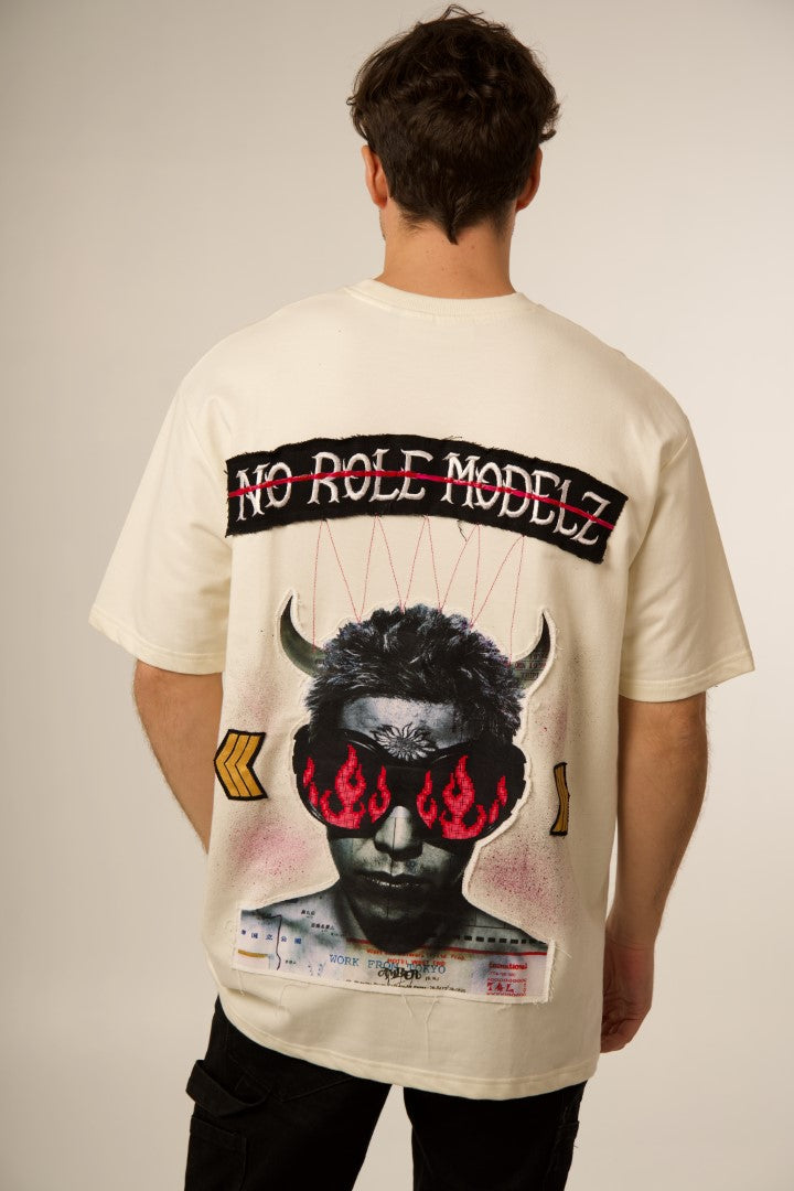 NO ROLE MODELZ OFF WHITE VALKYRE TSHIRT