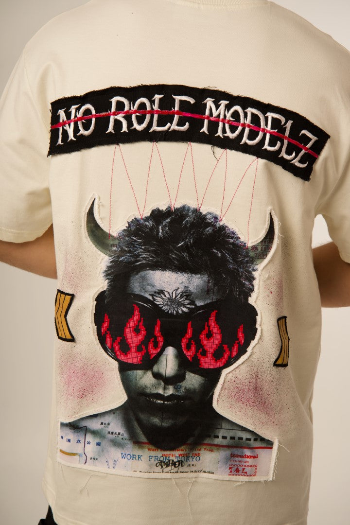 NO ROLE MODELZ OFF WHITE VALKYRE TSHIRT