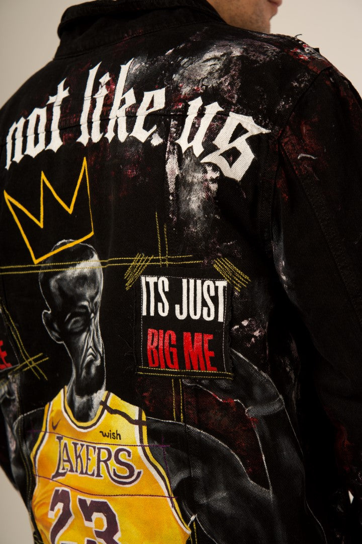 KING JAMES - 'THEY NOT LIKE US' BLACK VALKYRE JACKET