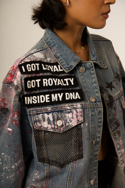 KING JAMES - 'THEY NOT LIKE US' BLUE VALKYRE JACKET