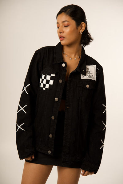 BASQUIAT - 'ON MY WORST BEHAVIOUR' BLACK VALKYRE JACKET