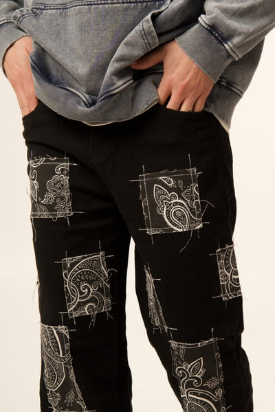 BANDANA PATCHWORK BoB VALKYRE JEANS