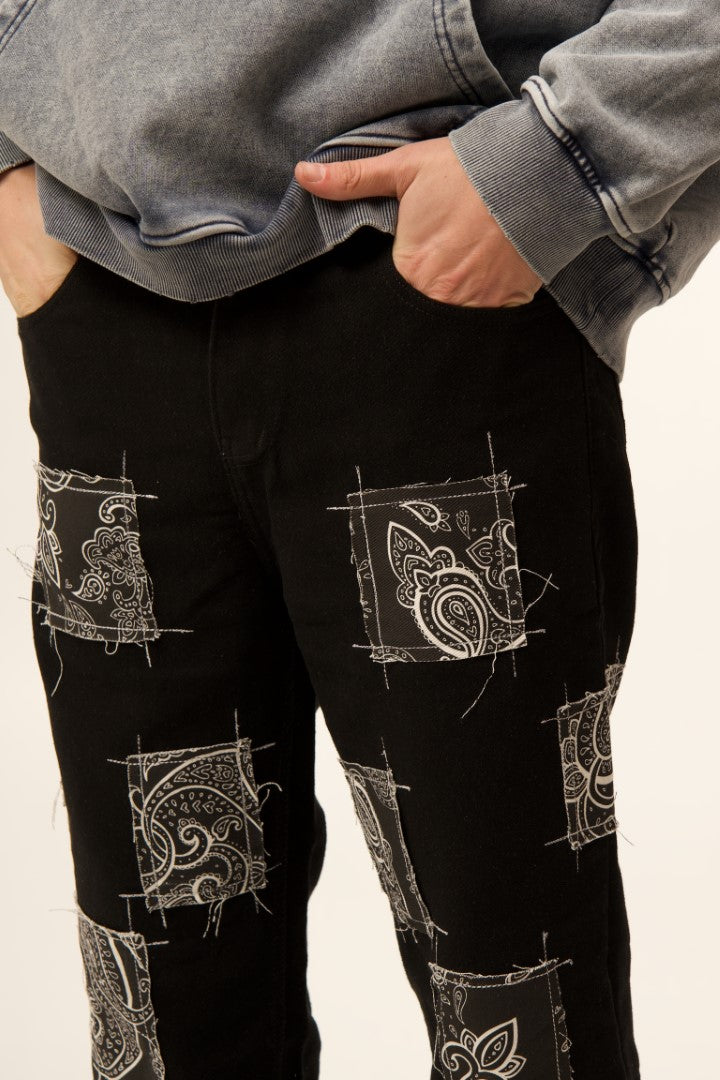 BANDANA PATCHWORK BoB VALKYRE JEANS