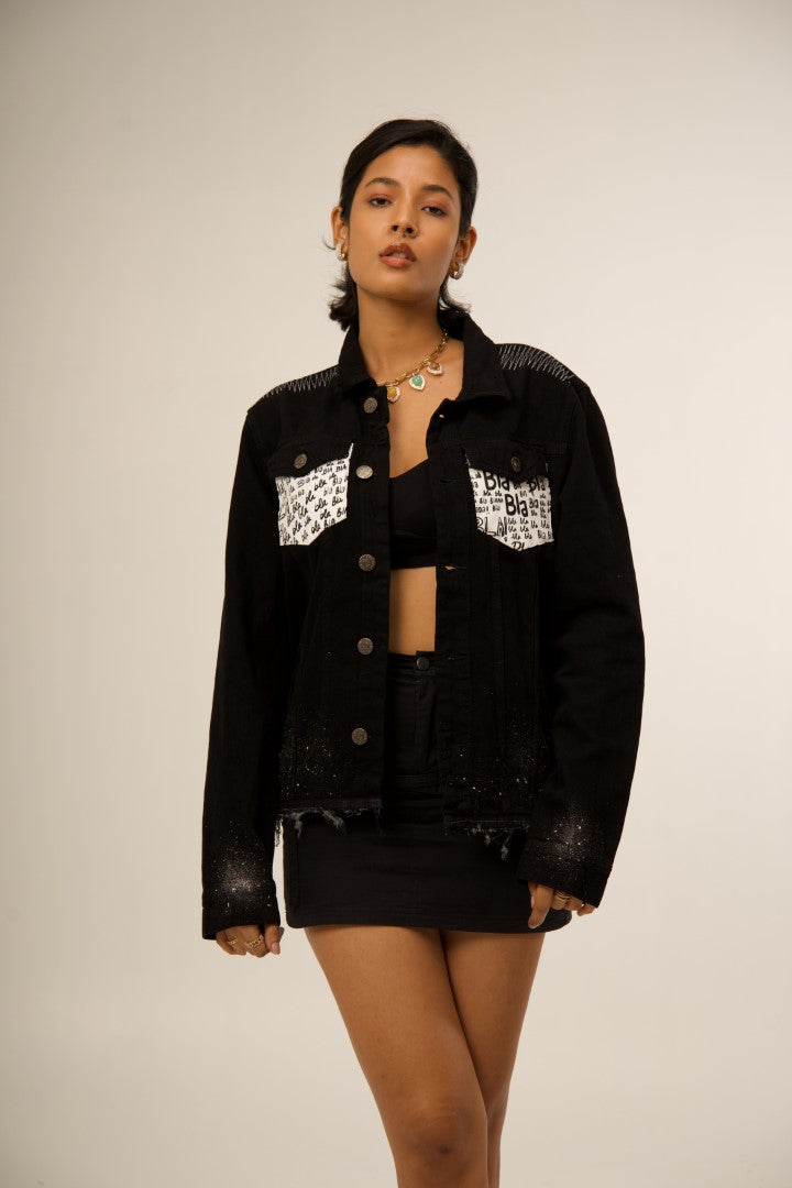 AUDREY 'IT'S A CHICK AFFAIR' - BLACK VALKYRE JACKET