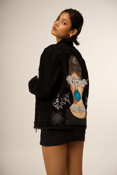 AUDREY 'IT'S A CHICK AFFAIR' - BLACK VALKYRE JACKET