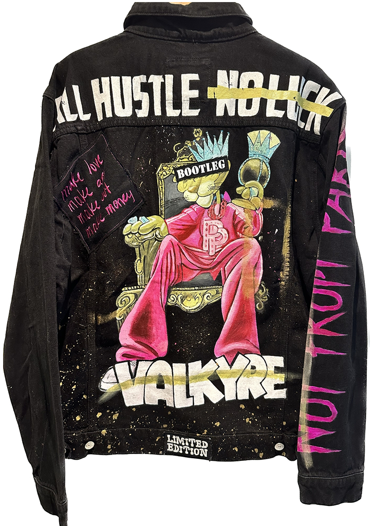 ALL HUSTLE NO LUCK - PINK PANTHER - VALKYRE JACKET 