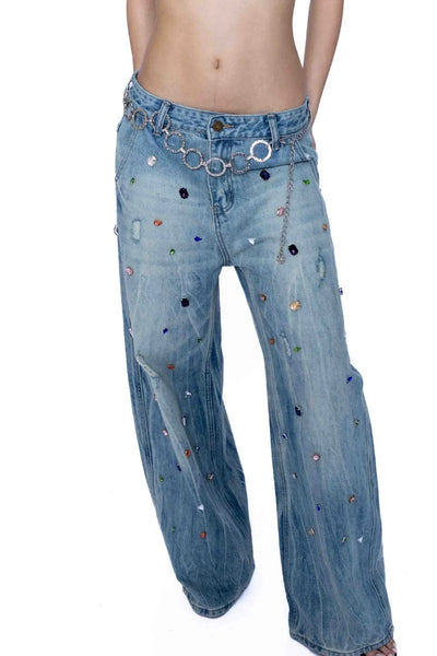 'JEWELLED HUES' VALKYRE DENIMS