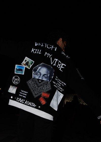 BITCH DON'T KILL MY VIBE' -BLACK VALKYRE JACKET