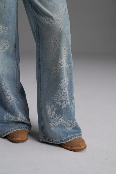 MOONLIT PAISLEY VALKYRE DENIMS