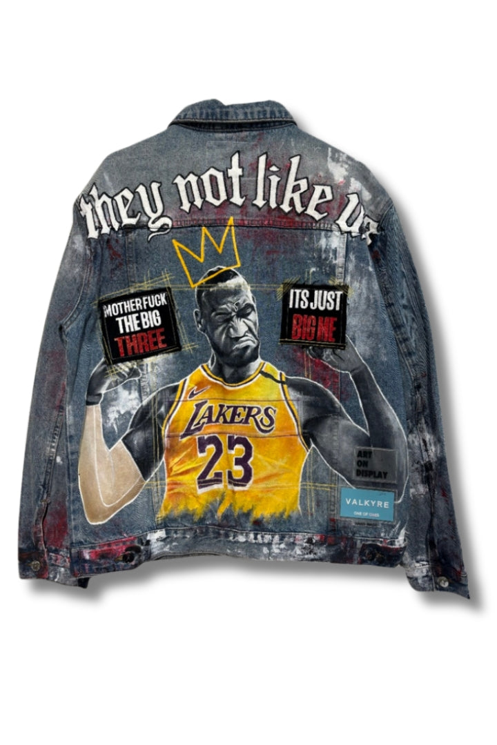 KING JAMES - 'THEY NOT LIKE US' BLUE VALKYRE JACKET