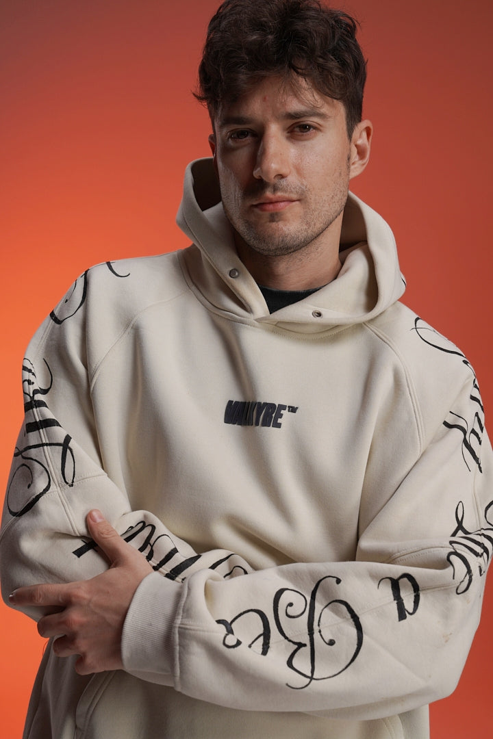 ‘KNOCKOUT KING’ VALKYRE HAND PAINTED HOODIE