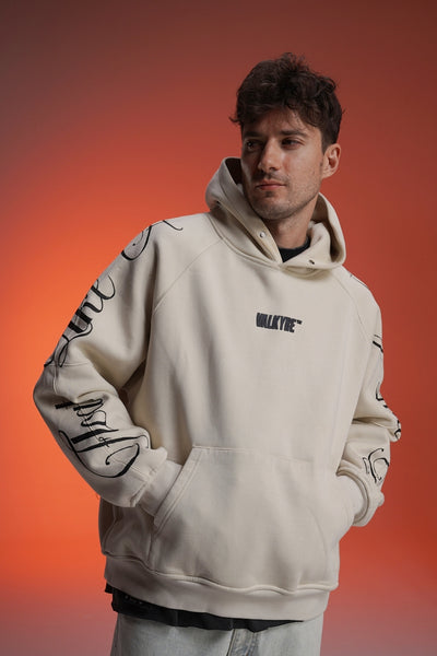 ‘KNOCKOUT KING’ VALKYRE HAND PAINTED HOODIE