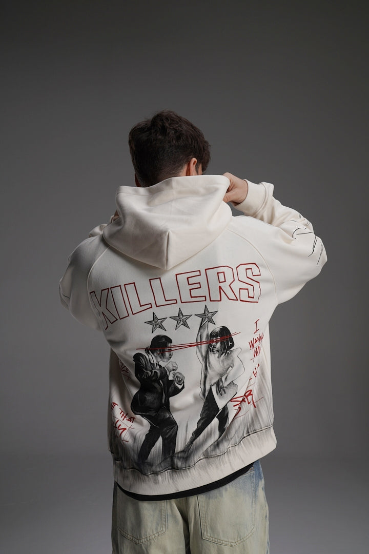 ‘DANCE BABY DANCE’ VALKYRE HAND PAINTED HOODIE