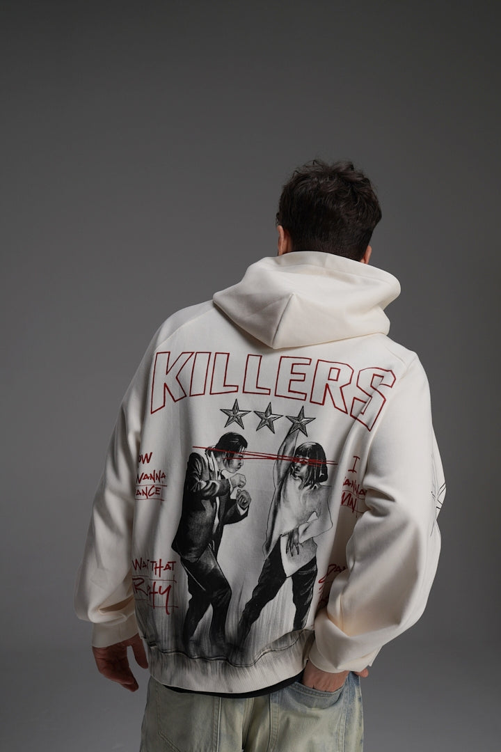 ‘DANCE BABY DANCE’ VALKYRE HAND PAINTED HOODIE