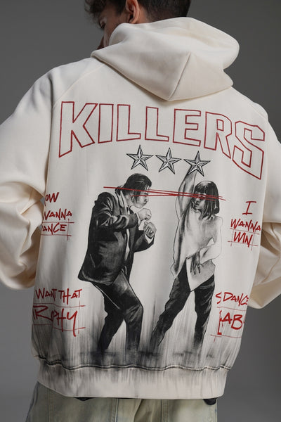 ‘DANCE BABY DANCE’ VALKYRE HAND PAINTED HOODIE