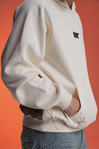 ‘CROWNED BY STARS’ VALKYRE HAND PAINTED HOODIE