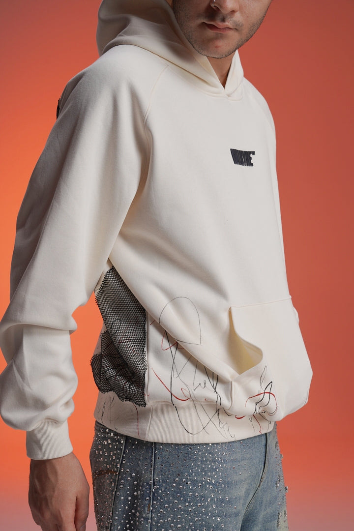 ‘CROWNED BY STARS’ VALKYRE HAND PAINTED HOODIE