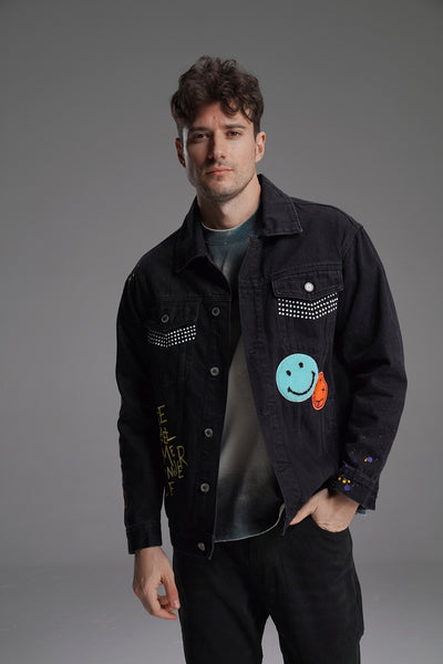 ‘RUDE BOY ROYALTY’ VALKYRE HAND PAINTED JACKET