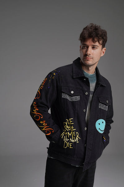‘RUDE BOY ROYALTY’ VALKYRE HAND PAINTED JACKET