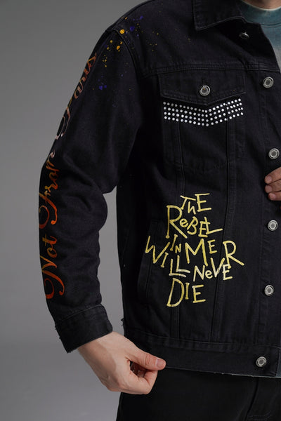 ‘RUDE BOY ROYALTY’ VALKYRE HAND PAINTED JACKET
