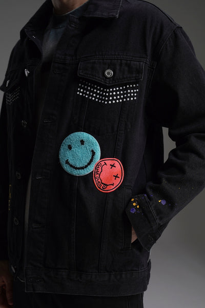 ‘RUDE BOY ROYALTY’ VALKYRE HAND PAINTED JACKET