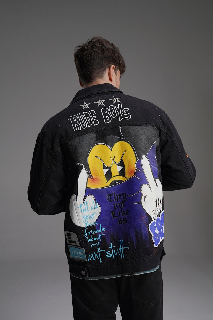‘RUDE BOY ROYALTY’ VALKYRE HAND PAINTED JACKET