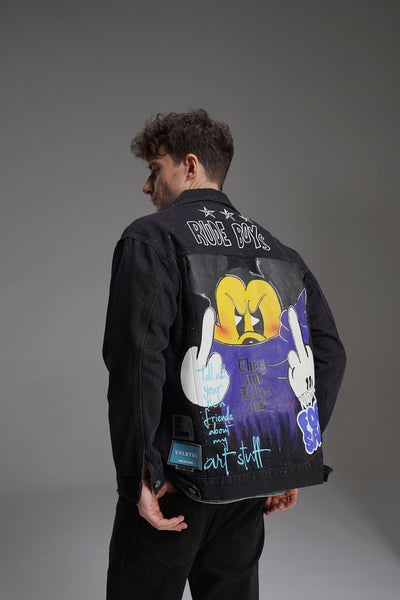 ‘RUDE BOY ROYALTY’ VALKYRE HAND PAINTED JACKET