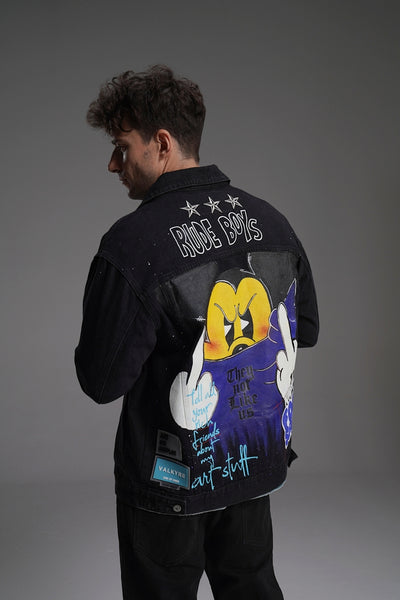 ‘RUDE BOY ROYALTY’ VALKYRE HAND PAINTED JACKET