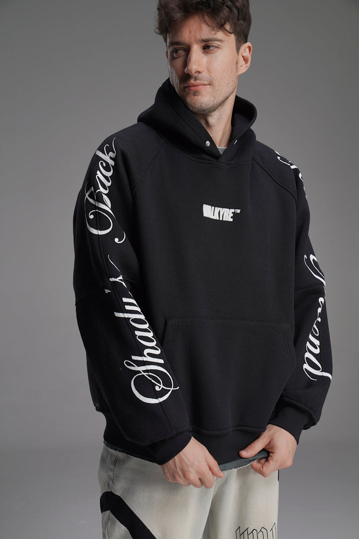 ‘SUPERMAN AIN'T SAVING NONE’ VALKYRE HAND PAINTED HOODIE