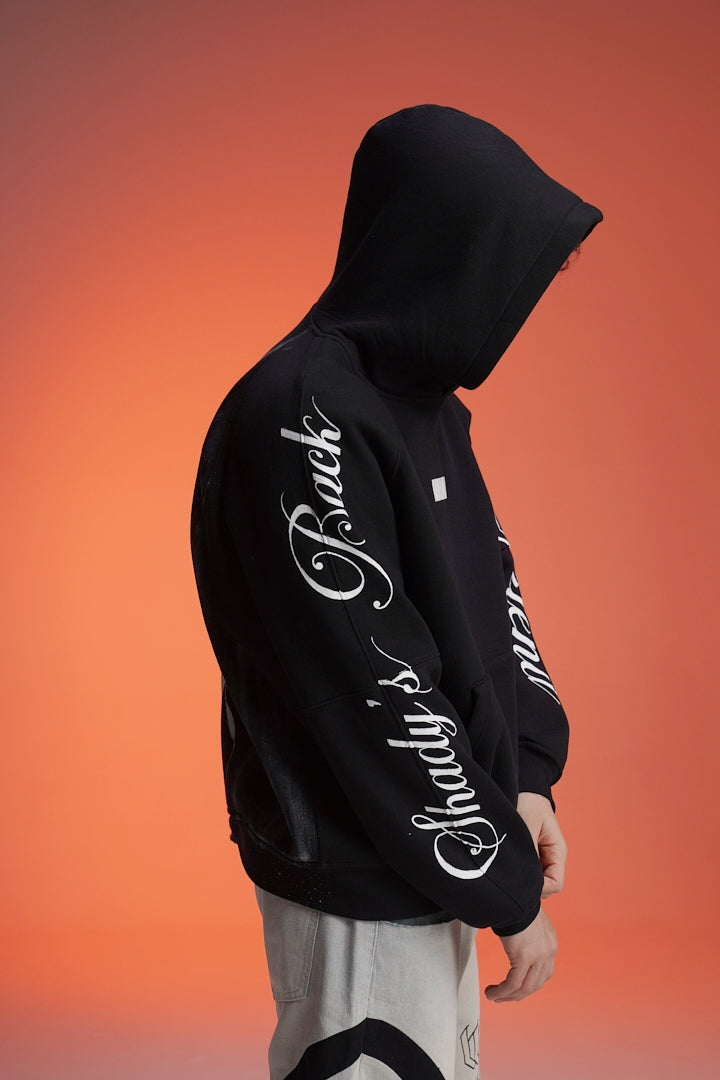 ‘SUPERMAN AIN'T SAVING NONE’ VALKYRE HAND PAINTED HOODIE