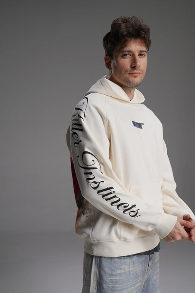 ‘NO GUTS, NO GLORY’ VALKYRE HAND PAINTED HOODIE