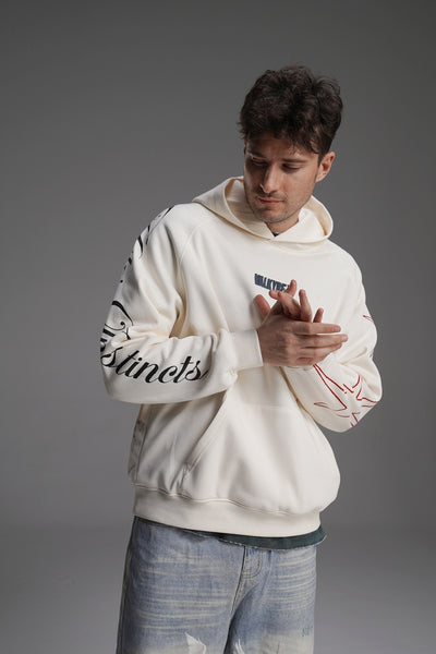 ‘NO GUTS, NO GLORY’ VALKYRE HAND PAINTED HOODIE