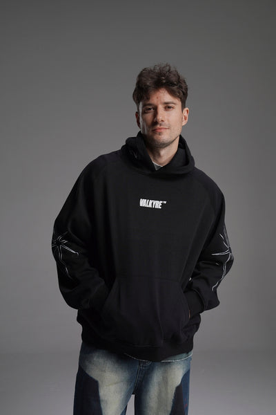 ‘TOUCH OF MADNESS’ VALKYRE HAND PAINTED HOODIE